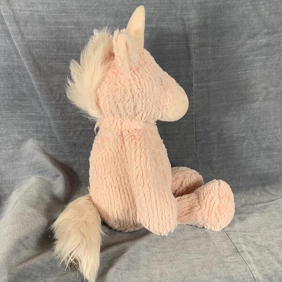 Manhattan Toy Company 2015 Pink Unicorn Stuffed Lovey Plush Tara 14" - Picture 3 of 8